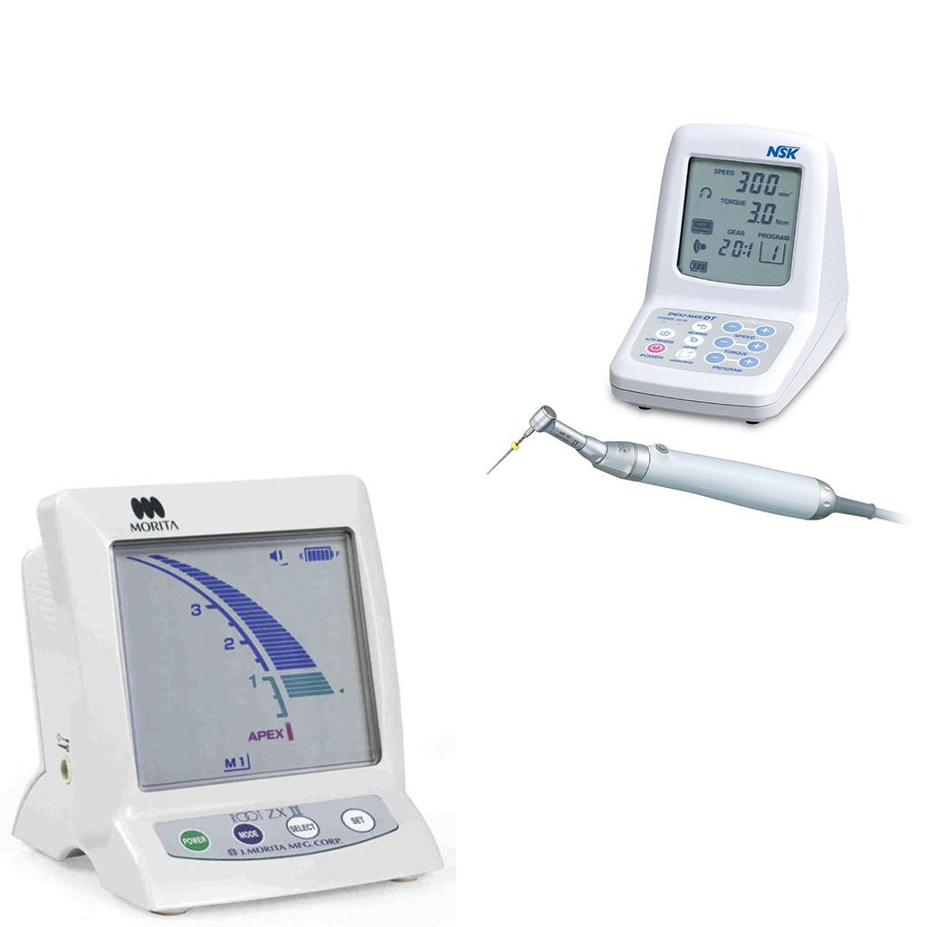 combo motor endomate dt con contrangulo + localizador de apices root zx ii